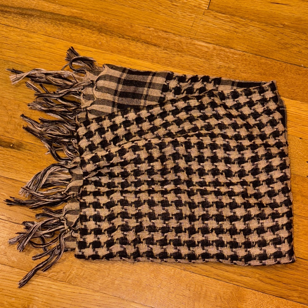 Textured Scarf Kufiya Shemagh Military
